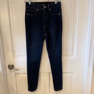 Express Dark Blue Women's Skinny Jeans